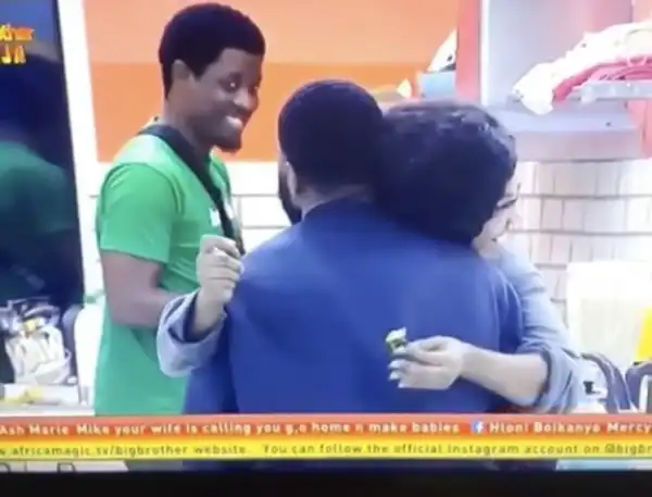 BBNaija: Tacha Becomes Friendly, Hugs Mike